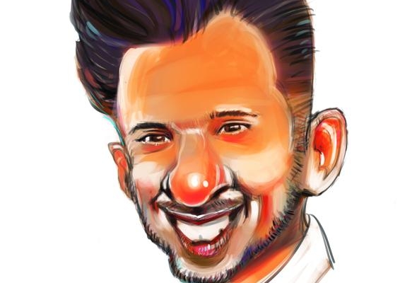 کاریکاتور بکشم .