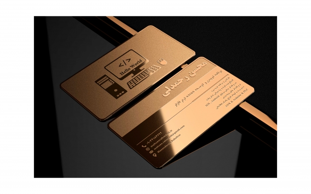 طراحی کارت ویزیت انجام بدم.