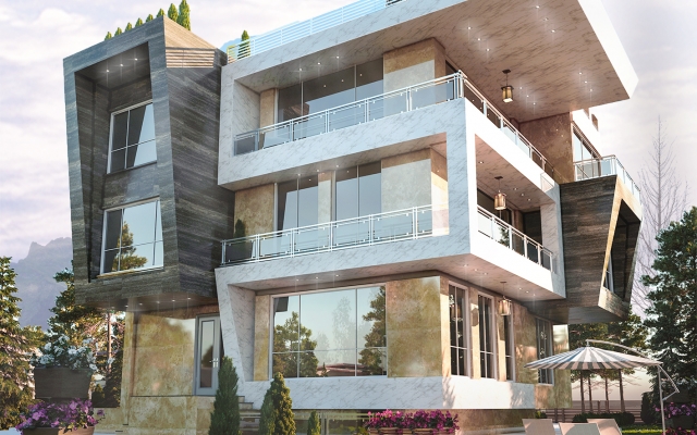 طرای تخصصی نما ، ویلا و دکوراسیون داخلی انجام بدم