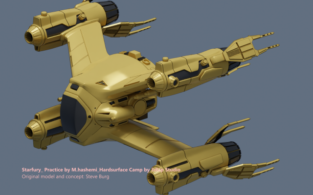 مدلسازی تری دی هاردسرفیس (hardsurface) برای شما انجام بدم.
